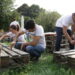 Whirlpool Corporation employees work on community building project
