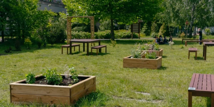 Park kieszonkowy zrealizowany przez P&G, Warszawa