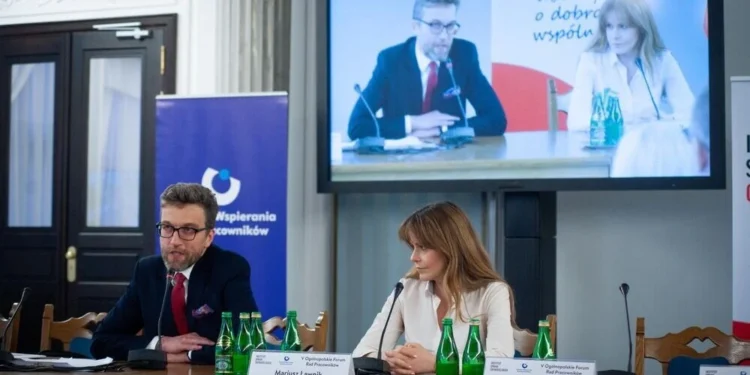 Rafał Górski - prezes Instytutu Spraw Obywatelskich_ Dorota Olko - posłanka